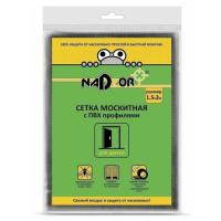 Сетка москитная с крепежом 1,5*2м(Черная)