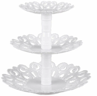 Фруктовница 3-х яр.Мелодия белый М6407