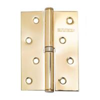 Петля АЛЛЮР 2043 левая 100*70 латунь 2шт блистер