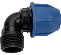 ПНД Отвод 25*1" с наруж.резьбой