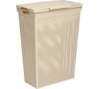 Корзина для белья "Лофт" 50л. микс