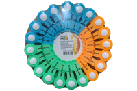 Прищепки бельевые пласт. круг 20шт. Рыжий Кот