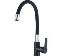 Смеситель для кухни НВ70113-7 гибкий черный гусак