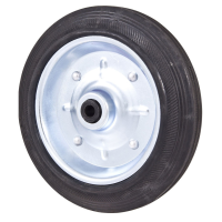 Колесо металл/резина для сумки-тележки 140мм