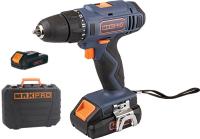 Дрель-Шуруповерт MAX-PRO 18Вт 2акк кейс 85030
