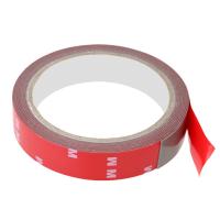 Скотч двусторонний 15мм*5м 3М  (красный) 5386-1006-4