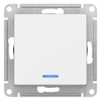 Выключатель 1СП Atlasdesign подсв.мех.бел.ATN000113