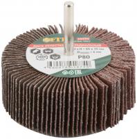 Диск лепестковый 80*30*6мм Р80 для дрели радиальный 39594