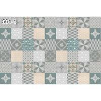 Скатерть "Кармен" 135*160 с бейкой Геометрия в квадрате 561/1