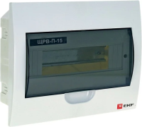 Бокс EKF ЩРВ-П-15 IP40 бел.