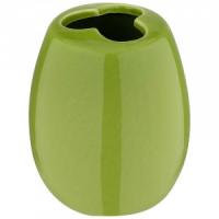 Держатель д/зубных щеток Лайм керамика