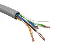  46243 Кабель U/UTP в/п 4*2*24 AWG Cat5e CU сер