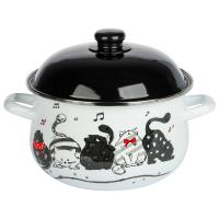 Кастрюля Хвостатые друзья 22см 3,6л индукция