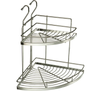 YJ-G209А Полка угловая 2-х яр. хром