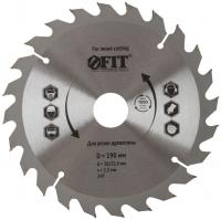 Диск пильный по дереву 190 х30/25,4мм х24Т 37741