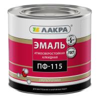Эмаль ПФ-115 ЛАКРА 1.9кг