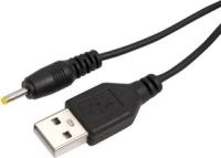  Кабель USB штекер-DC 1.5м черн.Rexant 18-1155