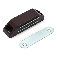 Магнит мебельный средний L-60 h-15 коричневый