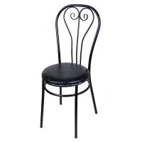 Стул Версаль черн.крокодил -ножки черн.