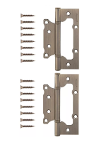 Петля накладная AVERS 125*75*2,5-В2-АВ бронза 2шт