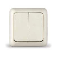 Выключатель 2ОП сл.кость Олимп