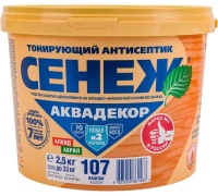 Сенеж Аквадекор Х2- 107 каштан 2,5кг