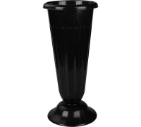 Ваза дл/цвет/под срезку 210*440мм черная м5142