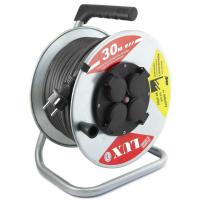 Удлинитель силовой катушка LUX К4-30 КГ3*1,5 30м 16А 4роз.евро