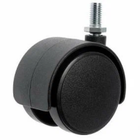 Колесо мебельное D=50мм на резьбе М10  