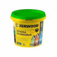 Краска резиновая серый 1,3кг "ZERWOOD"