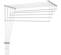 Сушилка д/белья Лиана-1,5м с метал.креплением