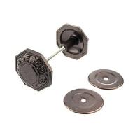 Ручка-кнопка РД-1-ПП антик коричневый