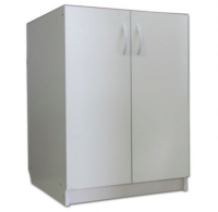 Тумба 600 белая 2-створчатая