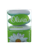 Мыло туалетное 4шт/уп.420гр "OLIVIA CAMOMILE"(447)