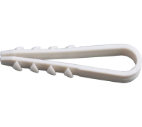 Дюбель-хомут для круг.кабеля 5-10мм (10шт)