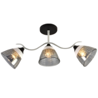 Люстра ХА1454В/3 белый черный Е27 