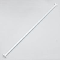 Карниз д/ванной усиленный, белый 110-200см 138923