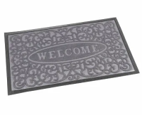 Коврик с ворсом на резин. основе 60*90см (серый) 31016