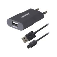 З/у SmartBuy 1USB+кабель microUSB 1A