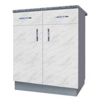 Стол кухонный 800 (2ящ) бел мрамор