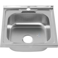 Мойка накл. MELANA 50х50 0,6/160 + сифон
