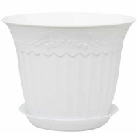 Кашпо "Дубок" 0,6л (белый)