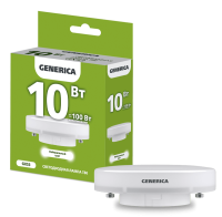 Лампа Софит 10Вт 4К GХ53 Generica 1647657