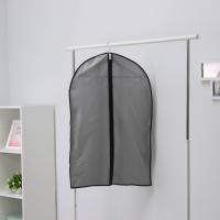 Чехол д/одежды 60*90см плотный серый 9815662