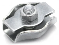 Зажим для стальн. канатов одинар. 4мм 1шт