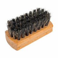 Щетка для обуви 8см дерево натур.черный волос Б/007