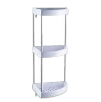 Полка пласт, угловая 3-х ярусная 240*240*530мм G83313