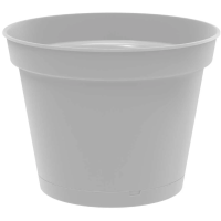 Горшок д/цветов 5л с поддоном (серый) "Miht"