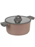 Кастрюля 3,2л со стекл.кр. АП Стелла Капучино КМ-кск32а