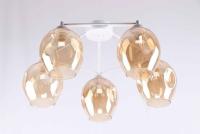 Люстра GLX-934-5-WT+BR